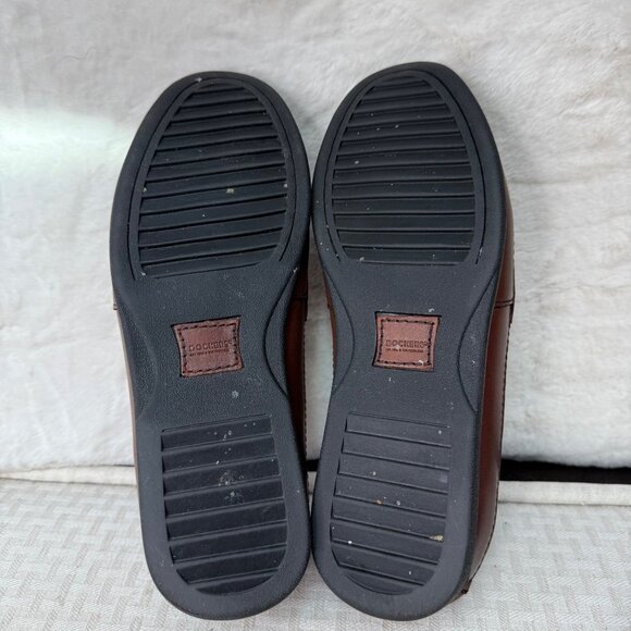 Dockers Mens Tassel Loafers Brown Leather Size 9.5M Slip-on - Picture 8 of 9